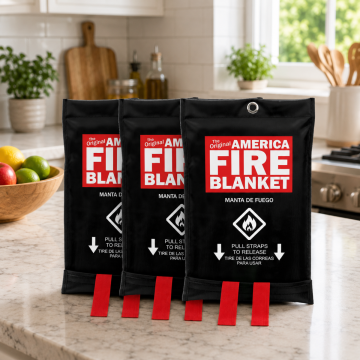 AMERICA FIRE BLANKET, 3-Pack
