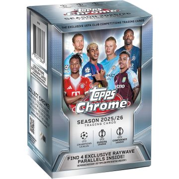 Demo 2025-26 Topps Chrome UEFA Club Competitions - Blaster Box