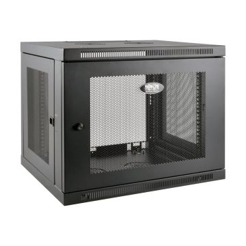 Eaton SmartRack 9U Low-Profile Switch-Depth-Plus Wall-Mount Rack Enclosure Cabinet