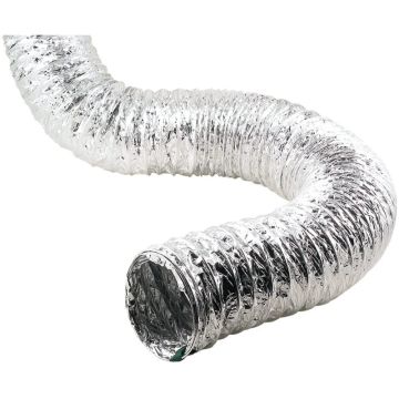 Lambro 450 / TD450 LamaFlex 4-In. x 50 Ft. 4-Ply Aluminum Flex Duct