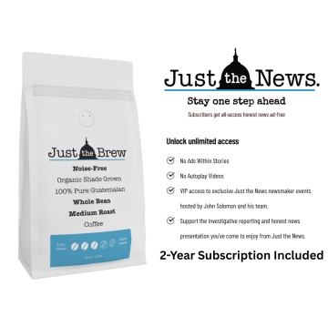 Just the Brew VIP Bundle - Medium Roast Whole Bean Coffee (2 lb bag) + 2 Year Just the News Subscription